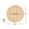 Base de Madera Sólida para Olla de Arena Almohadilla Aislante de Calor Almohadilla para Mesa de Comedor Anti-escaldaduras Resistente a Altas Temperaturas Almohadilla para Té Plato de Hierro Plato Almohadilla Antiadherente Bandeja