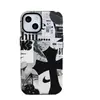 Funda de Teléfono para Billar Estilo Americano Collage Adecuada para Apple 18Promax Película Mate Iphone17 Funda Protectora de Cobertura Total