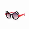 Gafas de Sol para Niños Lindo Oso Palma Dibujos Animados Gafas Lindas Lentes de Color Claro Gafas de Sol con Protección UV para Bebé Nuevas