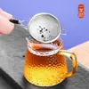 Suministro de fábrica juego de té de acero inoxidable japonés pantalla de filtro de té colador de té filtro de té creativo accesorios para ceremonia del té