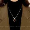 Otoño e Invierno 2025 Collar Maillard Ojo de Tigre para Mujer Estilo Hong Kong Retro Moda Temperamento Cadena para Suéter Venta al por Mayor