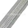 Venta Directa de Fábrica Red de Pedrería Redonda 3mm 5 Filas Base Plana Pedrería con Garras Red de Pedrería DIY Accesorios para Ropa Étnica Decoración de Puños Accesorios de Encaje
