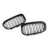 Adecuado para Modelos BMW de los Años 15-17 Serie 1 F20F21 Rejilla de Doble Línea Rejilla de Admisión de Aire Accesorios para Coche Modificación