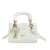 Bolso Cuadrado Pequeño con Puntada de Diamante para Mujer, Bolso de Mano de Lujo Ligero, Mini Bolso Versátil de Hombro y Cruzado Estilo Lady Dior, Bolso de Diseño de Nicho