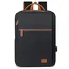 Mochila de Negocios Nueva Mochila Casual Simple para Portátil Mochila de Viaje para Viajes de Negocios Gran Capacidad Mochila de Color Sólido Versátil