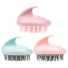 Escova de Shampoo Wanmei Fabricante Cor Linda Combinação Macaron Dentes Macios Pente de Shampoo Bolsa de Ar Escova de Limpeza de Shampoo