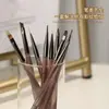 Caneta de pincel de unha estilo japonês, caneta de varredura, haste semitransparente, caneta de construção de cabeça dupla, caneta de linha de pintura de fototerapia, caneta de gradiente, atacado