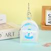 Estilo coreano ins coração de menina porta-moedas de gelatina transparente estudante portátil mini porta-chaves desenho animado fofo bolsa de moedas