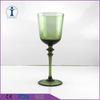 Venda Direta de Fábrica Varejo Atacado Taça de Vinho de Vidro Soprado Artificial Mesa de Jantar Bar Doméstico Vidro Colorido Taça de Vinho Tinto de Pé Alto