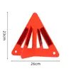 Señal de advertencia triangular para coche, señal de advertencia de trípode de emergencia de seguridad para estacionamiento en accidente, señal de advertencia reflectante de larga distancia