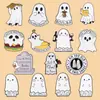 Venta Caliente Transfronteriza Divertida Linda Serie de Fantasmas Blancos Insignia de Metal Traje Combinación Broche de Halloween Pequeño Regalo