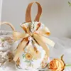 Bolsa de Dulces con Lazo Floral Plegado Shangmit, Bolsa de Dulces sin Plegar, Bolsa de Regalo de Boda 1