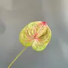 Flor Artificial Anthurium Película Impresión 3D Flamenco Palma Decoración de Boda Arreglo Floral Escena de Flores Artificiales Diseño de Decoración