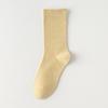 Calcetines sin hueso para niños, primavera y otoño, calcetines de tubo medio, calcetines blancos largos de un mes, calcetines apilados, mocasines para mujer, medias de verano, calcetines de algodón