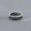 Anillo de pareja vintage para pareja de ancianos personalidad estudiantes masculinos y femeninos plateado anual más que anillo de pez pez pequeño suministro de regalo