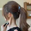 Accesorio para el Cabello Semirecogido Estilo Nuevo 2026: Pinza de Plátano de Malla, Pinza de Garra Francesa con Lazo Negro, Pinza para el Cabello de Lunares para la Parte Posterior de la Cabeza