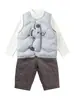 Chaleco de invierno para niños 90% plumón, chaleco corto de plumón de pato estilo coreano para niños, ropa exterior infantil chaleco cálido