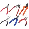 Pinzas hechas a mano con lámina de resorte, pinzas de corte diagonal, cortaalambres, pinzas de punta corta, herramientas de mano para cortar cadenas hechas a mano DIY