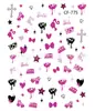 Pegatinas Calcomanías para Uñas Portátiles Panda Mariquita de Siete Estrellas Tortuguita Colección Linda Cuadrícula Completa Linda Pegatinas para Uñas DIY