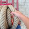 Cuerda Gruesa de Cáñamo, Cuerda de Jalón, Entrenamiento, Atado, División, Decoración DIY Vintage, Cuerda Fina de Cáñamo, Nudo de Cuerda Amarillo, Cuerda Redonda para Uso en Exteriores
