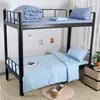 Roupa de Cama para Dormitório de Estudantes Universitários Conjunto de Três Peças Colcha Colchão Travesseiro Seis Peças Material para Abertura do Ano Letivo Treinamento Militar