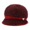 Chapéus para Mulheres de Meia-Idade e Idosas para Vovó e Senhora no Outono e Inverno Ciclismo para Prevenir o Frio e Manter o Calor no Inverno Chapéu de Lã Espesso para Mãe