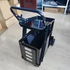 Carro de soldadura eléctrica, carro de soldadura de 4 niveles con cajón