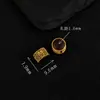 S925 prata banhado a ouro embutido flor semente de ágar barril contas borda acessórios diy design original moda all-match pequenos acessórios