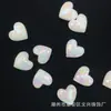 Pulsera Hecha a Mano DIY con Forma de Corazón Iridiscente Plegado Multifacético, Cadena para Teléfono, Accesorios Colgantes para Coche, Popular en Transmisiones en Vivo, Venta al por Mayor