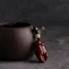 Jefe Cangrejo Sándalo Pinza de Cangrejo Llavero de Coche Llavero de Dinero Colgante para Teléfono Regalo Creativo