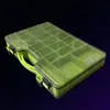 Caja de Señuelos Portátil Lianchen Fishing Gear Caja de Señuelos Portátil de Doble Capa con Dos Lados para Caja de Almacenamiento de Señuelos y Accesorios de Cebo
