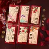 Sobre Rojo de Año Nuevo 2026 Año del Caballo Bolsa de Sobre Rojo Día de Año Nuevo y Festival de Primavera Paquete Rojo Creativo de Dibujos Animados del Zodiaco Monedero de Año Nuevo para Niños