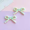 Laços Coloridos de Bolinhas Acessórios DIY Grampos de Cabelo Feitos à Mão Acessórios de Cabeça Capas para Celular Adesivos para Copo de Água Materiais para Sapatos de Brinquedo