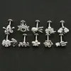 Joyería para Piercings de Venta Caliente Transfronteriza Pendientes Anillo para la Nariz Cobre Circonio Microincrustado Clavo Mini para Cartílago Clavo para Hélice de Oreja de Gama Alta Europeo y Americano