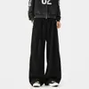 Pantalones Deportivos Americanos Desestructurados Holgados para Hombre Otoño 2026 - Tejido de Felpa Cepillada de 320g con Tacto Premium