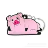 Animal Perro Gato Llavero de PVC Anillo de Llavero Cadena de Llaves Colgante Anillo de Llavero Llave de Coche