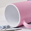 Taza con Tacto Suave y Asa Redonda Mate por Transferencia de Calor, Personalizable con Diseños Impresos, Taza de Porcelana Blanca Creativa al por Mayor, Taza de Agua Creativa