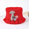 Atacado do Fabricante Cachecol Infantil Outono e Inverno Tricô Desenho Animado Animal Renda Cachecol Aquecedor de Pescoço Lã Cachecol de Bebê
