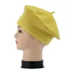 Chapéu Feminino Outono e Inverno Estilo Coreano Boina de Lã Sintética Chapéu Botão Chapéu de Pintor B001 Chapéu Atacado