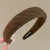 Diadema Nueva Retro 2026 Hace que la Cara se Vea Más Pequeña Diadema Elegante para Mujeres Ilumina la Piel No Aprieta la Cabeza Estilo Perezoso Pinzas para el Cabello Accesorios para el Cabello Mayoreo
