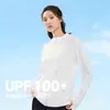 Jaqueta Esportiva Feminina 361 Roupa da Pele Roupa com Proteção Solar Anti-UV Verão Seda de Gelo Respirável Exterior Fina Roupa de Proteção Solar