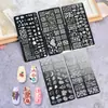 Suministro Transfronterizo de Juegos de Placas de Estampado para Uñas, Plantillas DIY de Transferencia para Uñas, Venta al por Mayor de Fabricantes