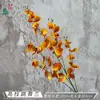 Arreglo floral artificial de orquídea para baile de bodas, orquídea de tallo largo con diseño de mariposa, flores artificiales al por mayor, materiales florales decorativos de alta calidad