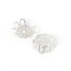 AliExpress brinco de grampo de cabelo feito à mão brinco pulseira colar joia material espaçador DIY suporte de flor acessórios de chapéu de flor