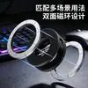 Soporte Magnético Circular de Doble Cara para Teléfono Móvil de Coche con Rotación de 360 Grados para Navegación en Coche, Multifuncional, Adecuado para Teléfonos Apple