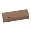 Estuche para gafas hecho a mano de alta gama, Caja para gafas para miopía de estudiante, Caja de hierro, Estuche para gafas con grano de madera, Hecho a mano al por mayor con logotipo impreso