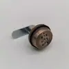 Cerradura de contraseña para cajón de bronce rojo de 25 mm, cerradura mecánica de contraseña de tres dígitos, cerradura de lengüeta con contraseña