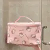 Nova Bolsa de Maquiagem da Gatinha, Bolsa Tote Portátil com Estampa Fofa de Grande Capacidade para Uso em Dormitório