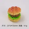 Juguetes de Comida de Hamburguesa Deliciosa Tridimensionales Accesorios Creativos Hechos a Mano DIY Materiales de Piezas Pequeñas de Resina de Pegamento de Crema Venta al por Mayor