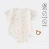 Mameluco para Bebé, Mameluco Triangular de Manga Corta Sin Costuras de Algodón Puro Clase A para Bebés, Adecuado para Ambientes con Aire Acondicionado en Verano, Algodón Puro Clase A